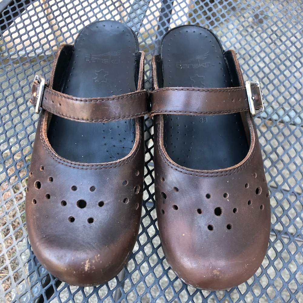 Dansko Leather Mules